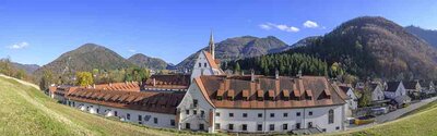 Charterhouse Gaming the former Marienthron Monastery, Gaming, Lower Austria, Austria, Europe || Kartause Gaming das ehemalige Kloster Marienthron, Gaming, Niederösterreich, Österreich, Europa
