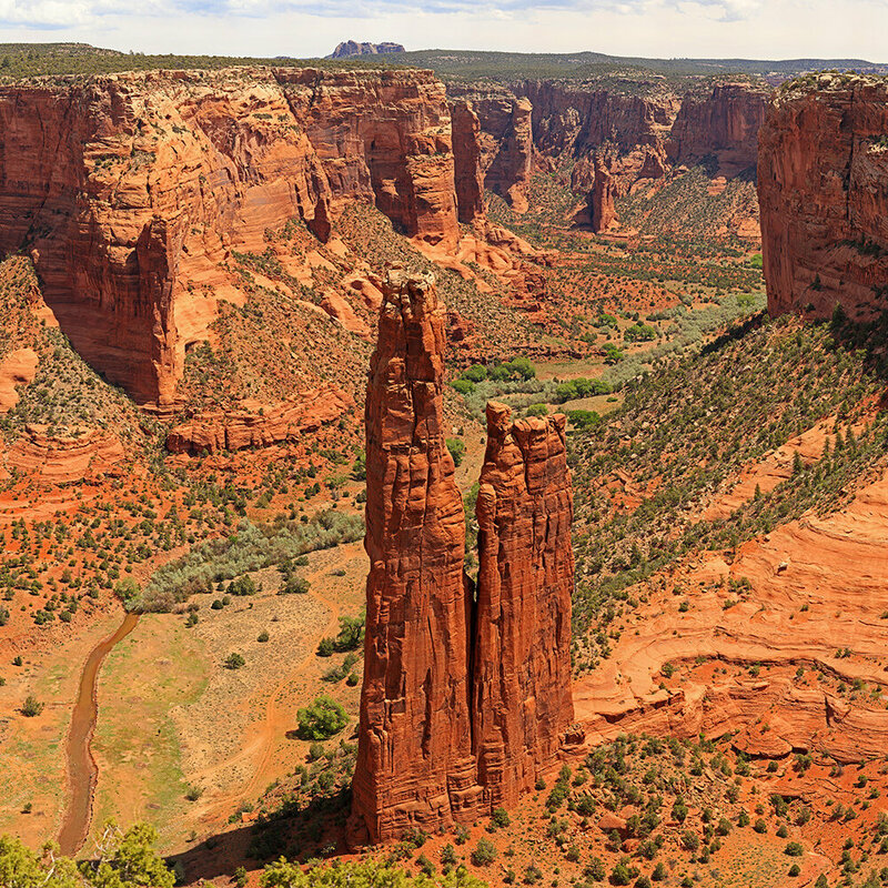 Spider Rock in Canyon de Chelly National Monument