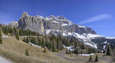 Sellagruppe, Grödnerjoch, Südtirol, Italien, Europa