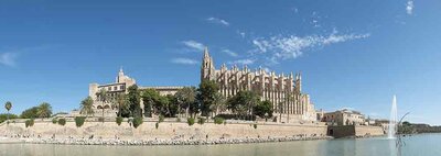 Kathedrale von Palma, Kathedrale der Heiligen Maria, Palma de Mallorca, Mallorca, Balearen, Spanien, Europa