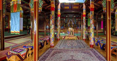 Aryapala Temple Meditation Center, Gorchi-Tereldsch-Nationalpark, Ulan Bator, Mongolei, Asien