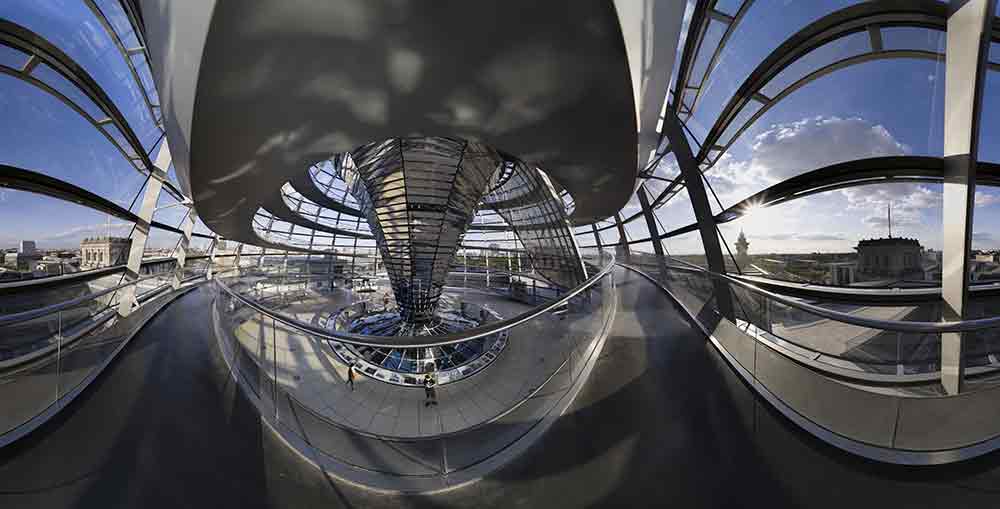Reichstag-Kuppel Innenraum